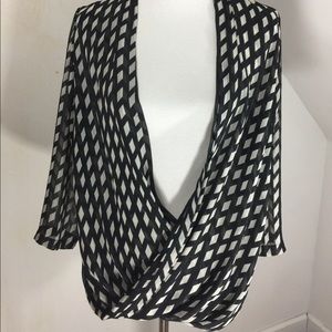 Banana Republic draped blouse